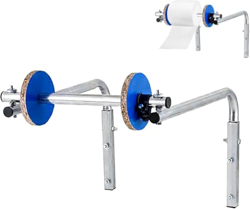 Wall Mounted Bubble Foam Wrap Roll Dispenser, Manual Wrapping Roll Stand with 30-150cm Length, Industrial Heavy Duty Film Packing Station for Factory Moving Shipping Protection (40cm/15.7in)