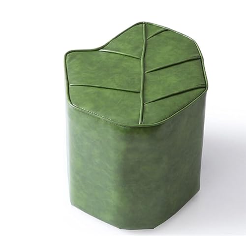 Step Stool Leaf Stool Solid Wood Frame Foam-Filled Seat Cushion