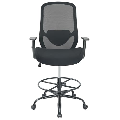 Drafting Office Chair Big and Tall 450lbs Heavy Duty for Standing Desk
