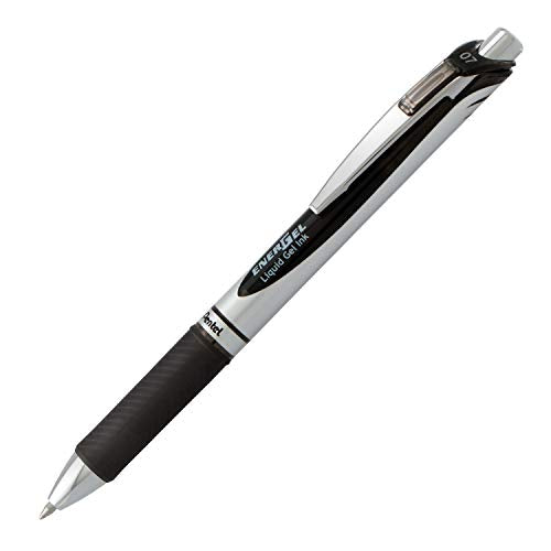 Pentel EnerGel RTX Retractable Liquid Gel Pen Canister, Black Ink (BL77PC36A) (Pack of 1, 36 Count Total)