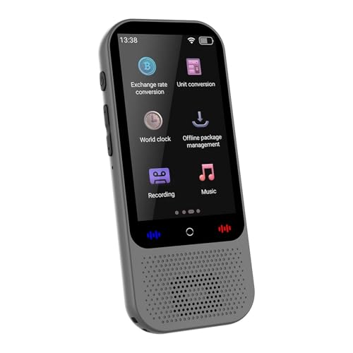 Portable AI Language Translator, 138 Online & 16 Offline Instant Voice Translation Device