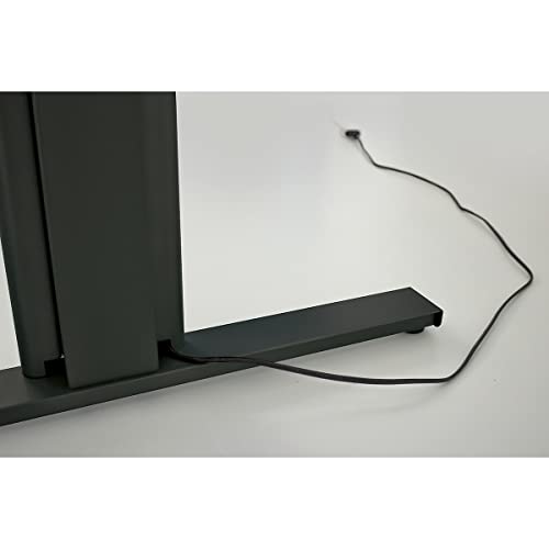 Kerkmann Move.3 Corner Desk | Electric Height Adjustable | Anthracite Frame | H x W x D 720-1200 x 2000 x 1000 mm | Oak | Standing & Sitting Table | Office Work Table