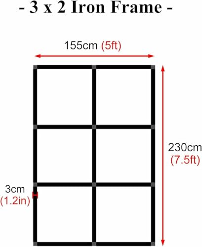 XDRGOOIUY Trade Show Exhibit Display Booth, Portable Event Advertising Poster Stand, Collapsible Pop Up Display Backdrop Frame for Vendor Events