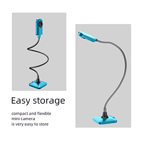 ZSEEWCAM Document Camera (Blue) Ultra High Definition 5MP USB Document Camera — Mac OS, Windows, Chromebook Compatible for Live Demo, Web Conferencing, Distance Learning, Remote Teaching,Scanner