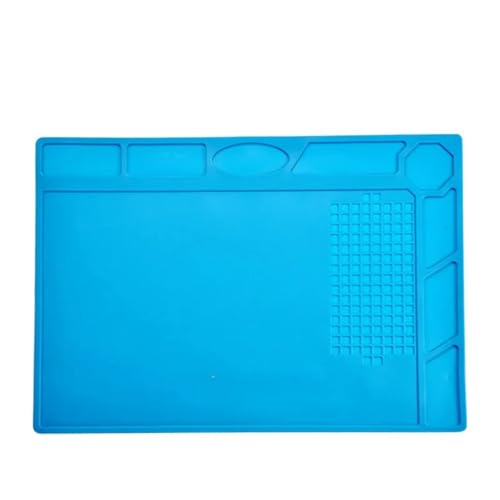 Microscope Accessories Kit Repair Pad Heat-Resistant Soldering Station Silicon Soldering Mat Work Pad Desk Platform for BGA Soldering Station Microscope Slides(32X23CM)