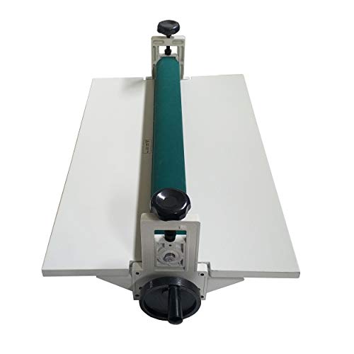 LGXEnzhuo 14" Manual Cold Roll Laminator, Desktop Cold Laminating Machine, with Foldable Working Table and Adjustable Pressure, Laminating Width 360mm/14inch