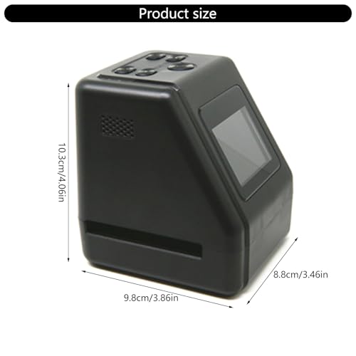 Film Scanners Converts 135/126 / 110mm Slides & Negatives Photo Save to Digital Files Slide Scanners