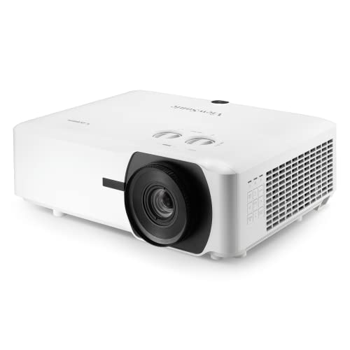 ViewSonic LS850WU 5000 Lumens WUXGA Networkable Laser Projector with One-Wire HDBT 1.6x Optical Zoom Vertical Horizontal Keystone and Lens Shift