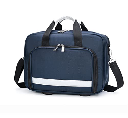 YUSIWOAL Nurse Tote Bag, Portable First Aid Kit Bag, Compact and Lightweight First Aid Bag with Labeled Compartments, Large-capacity Outdoor Emergency Rescue Kit