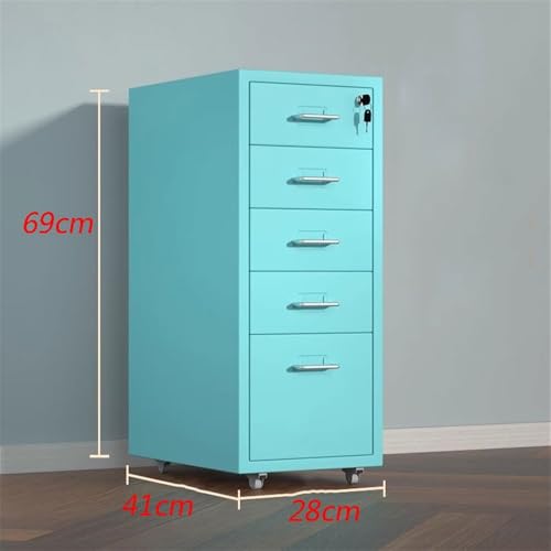 Cabinet Filing Cabinet Thickened Cold Rolled Steel Drawer Storage Cabinet Multifunctional Data Organizer Cabinet 5 Layer Large Capacity Office Filing Cabinet Arch
