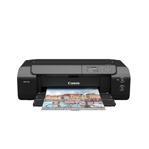 Canon imagePROGRAF PRO-310 Professional 13" Wireless Inkjet Photo Printer, 3" Color LCD, 9 Color Pigment Ink, Black