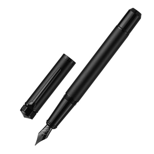 Ellington Pens Pocket Size Fountain Pen Medium Nib – 12cm Compact Luxury Mini Pen, Ink Converter, 3 Cartridges – Sleek Finish, Ideal for Travel, Journaling & Gifting