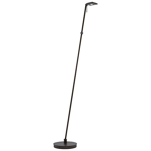 GEORGE KOVACS P4324-647 George's Reading Room LED Floor Lamp, 1-Light, 8 Total Watts, 50-in H x 8.25-in W, Copper Bronze Patina