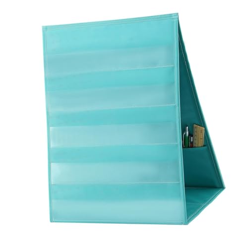 Sided 10 Section Display Featuring Storage Space for Classroom Teaching and Organization Foldable Wallet Insert