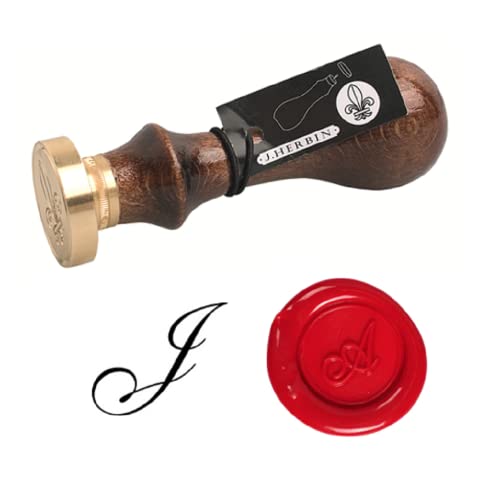 Herbin Italic Script Seal and Handle, 24mm - J