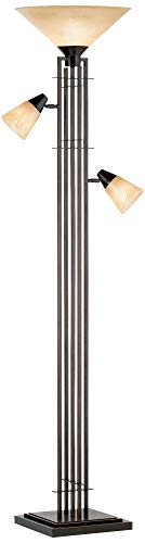 Marcos 71" Tall 3-in-1 Torchiere Floor Lamp with Side Lights Living Room