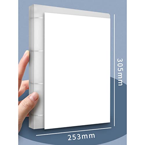 Filing Envelopes A4 Four-Hole Flipchart Folder Multi-Color Large-Capacity Data Storage Book Tea File Bag Plastic Flipchart Folder File Organizer Plastic Folders (Color : A)