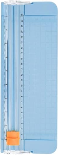 Paper Cutter Blades with Protectors and Edge Rulers for Offices, Homes and Schools. (Blue)