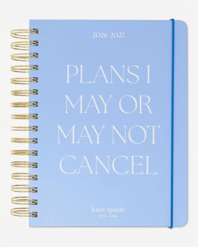 kate spade new york 17-Month Large 2026-2027 Planner, Plans I May Cancel