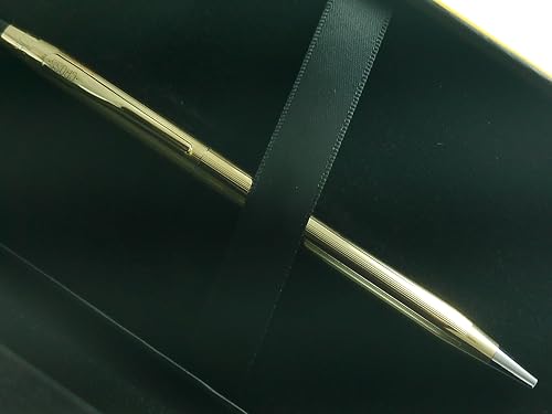 Cross Century Classic Pencil, 10KT Gold Rolled/Filled, 0.9MM, Made in the USA