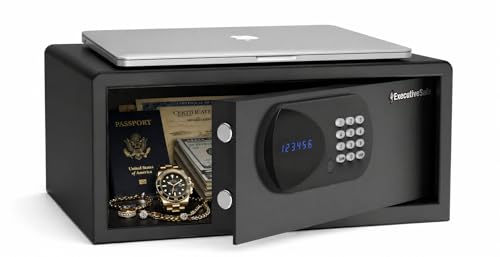ExecutiveSafe ACS-4 Digital Laptop Safe for Home & Hotel, Fits 17" Laptop