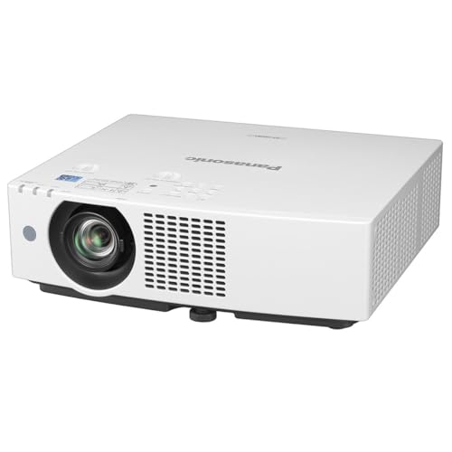 Panasonic PT-VMZ61 WUXGA LCD Laser Projector, 6200 Lumens, White