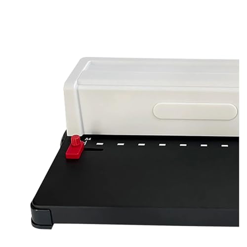 Binding Machines, Binding Machine Punching 12 Sheets Square Size Holes Fit Letter Size A4 A3 Book Binder for Files Office School Home Contracts