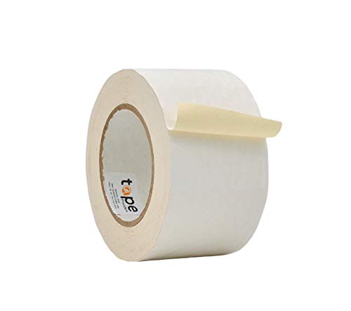 WOD CFTC6 Console Artist Tape Made in USA White, 12 inch x 60 yds. Flatback Paper Marking/Labeling Tape Residue Free, for Watercolor Paper to Prevent Tearing