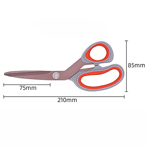 DSWMY Craft Scissors, Office Scissors Craft Tailor Heavy Duty Multi-Purpose Sharp Household Stainless Steel for Sewing Professional Use