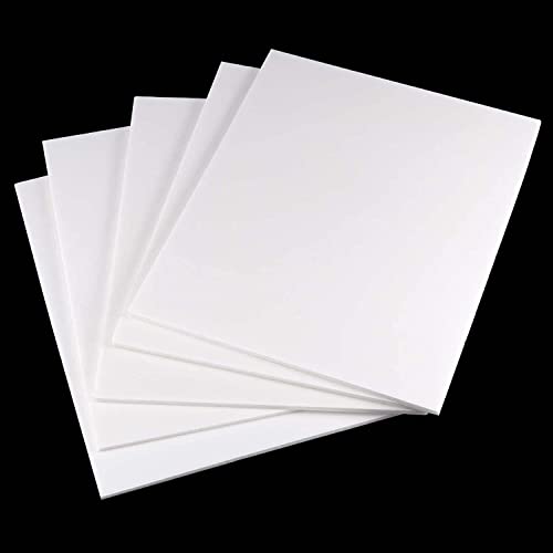 30 Pack White Foam Board - 300x400x5mm Thick Polystyrene Mat Board for DIY Crafts, Modeling, and Photo Mounting
