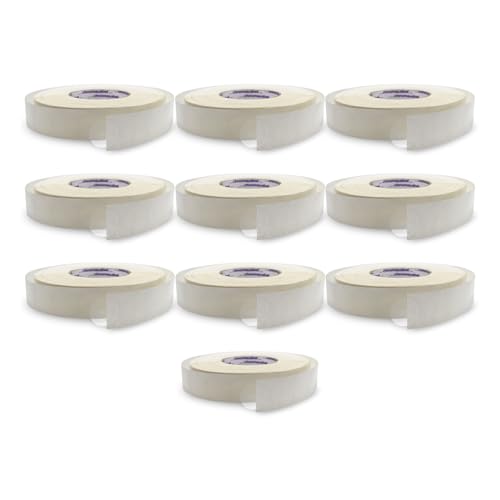 ChromaLabel 1 Inch Clear Wafer Seals, Package Seals, 5000/Roll, Case of 10