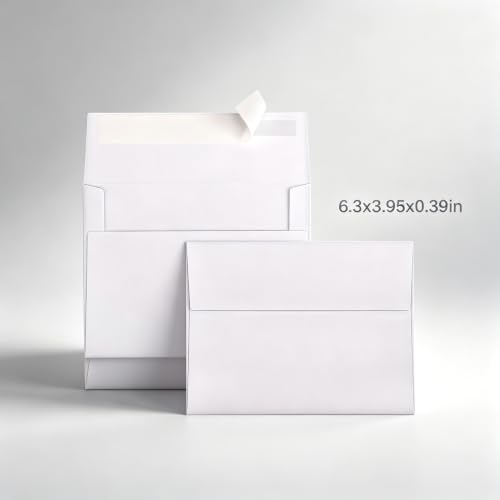 A2 Envelopes Self Seal 500 Pack - 4-3/8 X 5-3/4 White