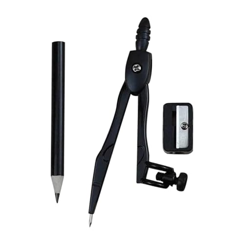 MENGKK Drafting Compasses Compass Geometry Set Pen Compass Writing Drawing Tools School Office Stationery