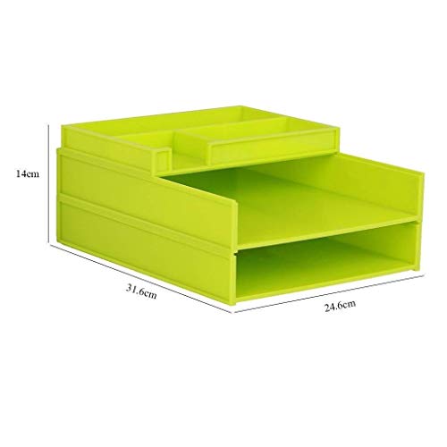 GVRMLDF Desk Organizers and Accessories，Mail Organizer, Office Supplies,Magazine File Holder(Blue)