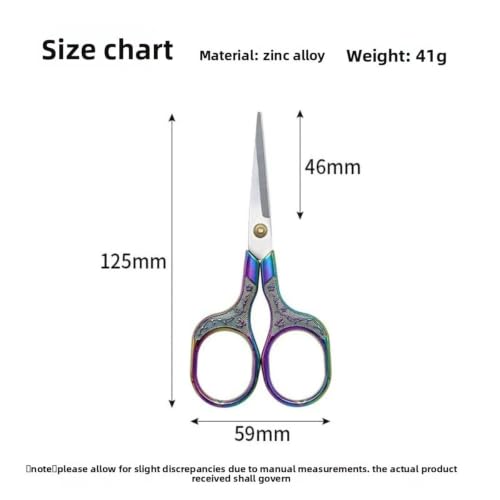 Fit for 1/50PCS Embroidery Scissors Stainless Steel Vintage Tailor(Rose gold 50pcs)