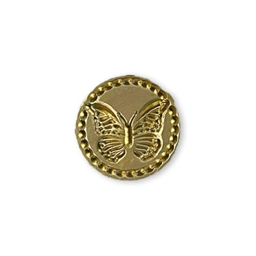 Stamperia - Set of 6 Seals for Scrapbooking, Albums, Card Making, Bullet Journalling and More, Perfect for Personalised Stamping, Crafts and Gifting (All Around - Garden) (6 Seals) (Diameter 2.5 cm)