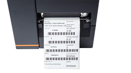 Brother TJ-4010TN Entry-Level High-Volume Industrial Barcode Label Printer, 203dpi, 6ips, Ethernet and USB 2.0