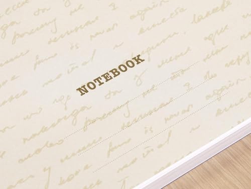 Clairefontaine 791424C Age Bag Collection - Sewn Notebook with Blue Cloth Spine - A4 21x29.7cm - 192 Small Square Pages - 90g White Paper - Leather Card Cover