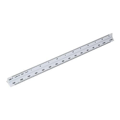 Linex College Range 323 30 cm Triangular Scale - White
