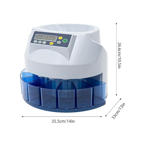 Electronic Coin Sorter & Counter, Automatic Coin Counting Machine