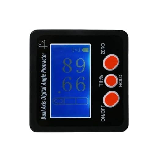 1pcs Dual Axis Angle Gaube Bevel Box Electronic Protractor with Magnet Inside(5415-90DS)