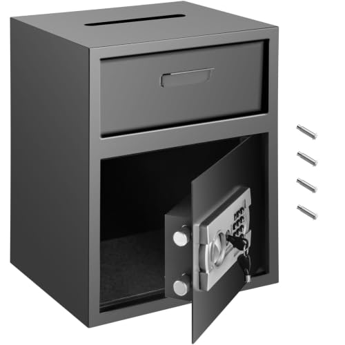 Digital Drop Safe 1.7 Cu Ft Wall Mount Carbon Steel Electronic Lock