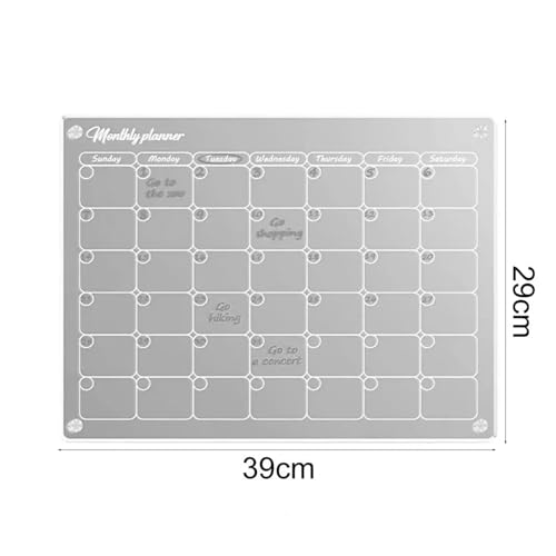 Magnetic Calendar Dry Erase Board Calendar Fridge