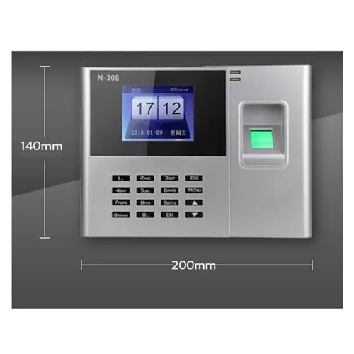 Time Clock N-308 Fingerprint Time Attendance Machine Fingerprint Sign-in Machine Software Automatic Report