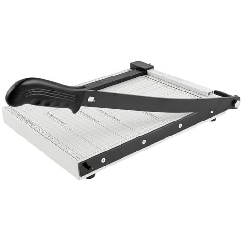 HSHGZSR Safe Paper Cutter Paper Trimmer Stable Versatile Paper Cutter Guillotine Paper Cutter Slid Proof Paper Slicer Hand Held Paper Cutters for Pictures or Craft