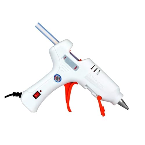 ZIJINGM Multi-Power mini hot melt Glue Gun, Optional for Crafts School DIY Art Home Quick Repairs DIY Craft Projects and Home Quick Repairs(2Pcs 40W White)