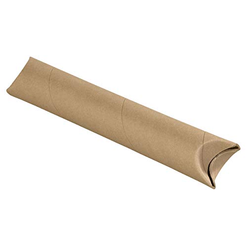 Aviditi Snap Seal Kraft Mailing Tubes, 2 x 43 Inches, Pack of 50, for Shipping, Storing, Mailing, and Protecting Documents, Blueprints and Posters