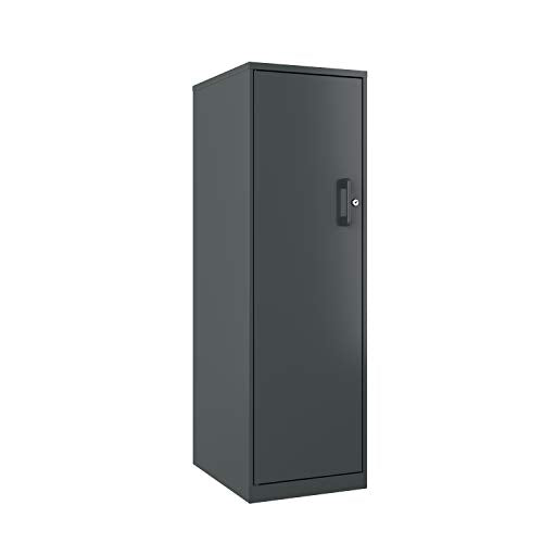 Office Dimensions Personal Cabinet, 4 Shelf, Charcoal