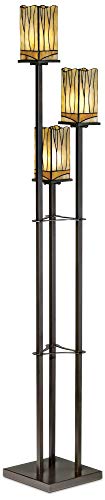 Sedona 72" Tall Tiffany-Style 3-Tier Floor Lamp Living Room