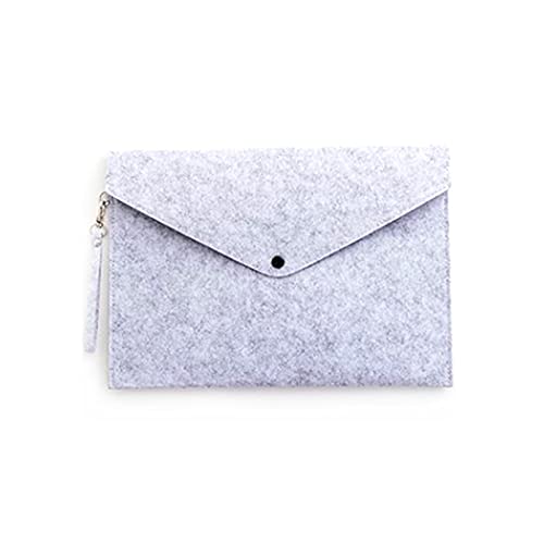 Filing Envelopes 1pc Large Capacity A4 Envelope Folder Button Closure Office Briefcase Document Bag Paper Case Desktop Organization Plastic Folders